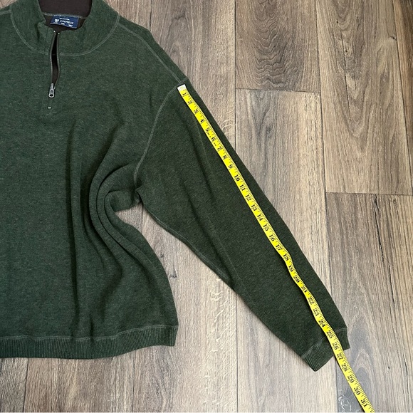 Cremieux Men’s Sweater 1/4 zip Pullover size XXL - Picture 8 of 9